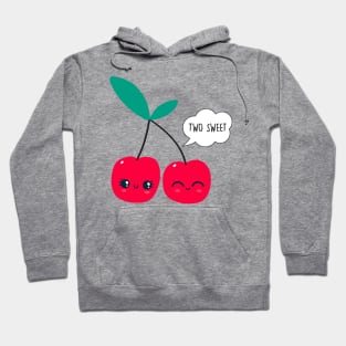 Two sweet cherries - Funny Valentines Hoodie